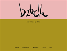 Tablet Screenshot of barbella.ch